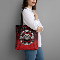 Aotearoa Bulldog Tote Bag New Zealand Kowhaiwhai Tribal LT9 - Polynesian Pride
