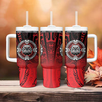 Aotearoa Bulldog Tumbler With Handle New Zealand Kowhaiwhai Tribal LT9 - Polynesian Pride