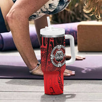 Aotearoa Bulldog Tumbler With Handle New Zealand Kowhaiwhai Tribal LT9 - Polynesian Pride