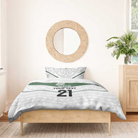 Custom New Zealand Maori Niho Taniwha Bedding Set