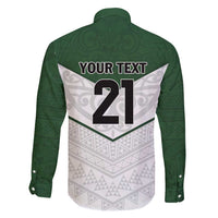 Custom New Zealand Maori Niho Taniwha Family Matching Long Sleeve Bodycon Dress and Hawaiian Shirt