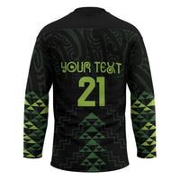 Custom New Zealand Maori Koru Koiri Motif Hockey Jersey - Polynesian Pride