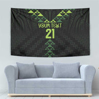 Custom New Zealand Maori Koru Koiri Motif Tapestry