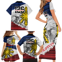 Philippines 126th Independence Day Family Matching Short Sleeve Bodycon Dress and Hawaiian Shirt Pilipinas Hunyo 12 Maligayang Araw ng Kalayaan LT9 - Polynesian Pride