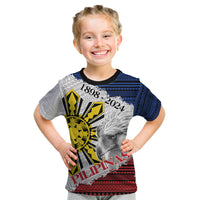 Philippines 126th Independence Day Kid T Shirt Pilipinas Hunyo 12 Maligayang Araw ng Kalayaan LT9 White - Polynesian Pride