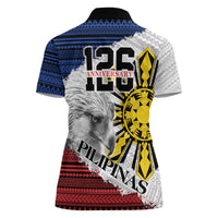 Philippines 126th Independence Day Women Polo Shirt Pilipinas Hunyo 12 Maligayang Araw ng Kalayaan LT9 - Polynesian Pride