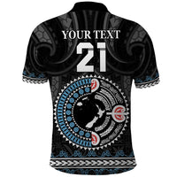 Custom Fiji and New Zealand Polo Shirt Maori Fern Mix Tapa Tribal Unique LT9 - Polynesian Pride