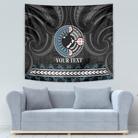 Custom Fiji and New Zealand Tapestry Maori Fern Mix Tapa Tribal Unique LT9 - Polynesian Pride