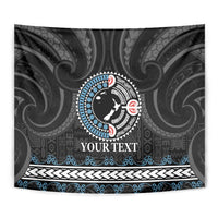 Custom Fiji and New Zealand Tapestry Maori Fern Mix Tapa Tribal Unique LT9 - Polynesian Pride