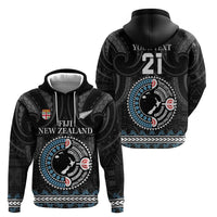 Custom Fiji and New Zealand Zip Hoodie Maori Fern Mix Tapa Tribal Unique LT9 - Polynesian Pride