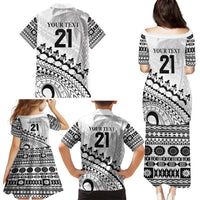 Custom Fiji Rugby Cibi Dance Family Matching Puletasi and Hawaiian Shirt Create History World Cup Sevens LT9 - Polynesian Pride