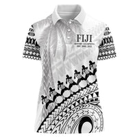 Custom Fiji Rugby Cibi Dance Women Polo Shirt Create History World Cup Sevens