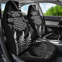 New Zealand Black Fern 7s Car Seat Cover History World Cup Sevens LT9 - Polynesian Pride