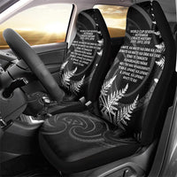 New Zealand Black Fern 7s Car Seat Cover History World Cup Sevens LT9 - Polynesian Pride