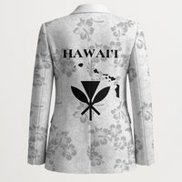 Hawaii Lei Kamehameha Blazer Ke'oke'o Seamless Pattern Hibiscus Flower