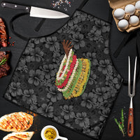 Hawaii Lei Kamehameha Apron Ele'ele Seamless Pattern Hibiscus Flower