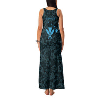 Hawaii Lei Kamehameha Family Matching Tank Maxi Dress and Hawaiian Shirt Uliuli Seamless Pattern Hibiscus Flower LT9 - Polynesian Pride