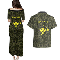 Hawaii Lei Kamehameha Couples Matching Puletasi and Hawaiian Shirt Melemele Seamless Pattern Hibiscus Flower LT9 - Polynesian Pride