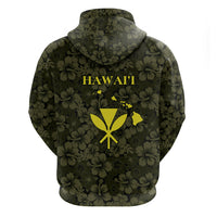 Hawaii Lei Kamehameha Hoodie Melemele Seamless Pattern Hibiscus Flower