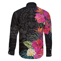 Hafa Adai Guam Family Matching Summer Maxi Dress and Hawaiian Shirt Tropical Flowers Colorful Vibes LT9 - Polynesian Pride