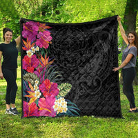 Hafa Adai Guam Quilt Tropical Flowers Colorful Vibes LT9 - Polynesian Pride