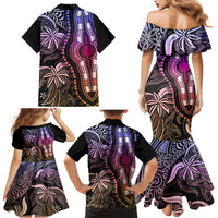 Polynesia Dashiki Family Matching Mermaid Dress and Hawaiian Shirt Polynesia and Africa Traditional Special Together Pastel LT9 - Polynesian Pride