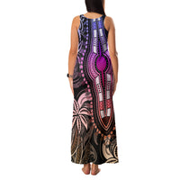 Polynesia Dashiki Family Matching Tank Maxi Dress and Hawaiian Shirt Polynesia and Africa Traditional Special Together Pastel LT9 - Polynesian Pride