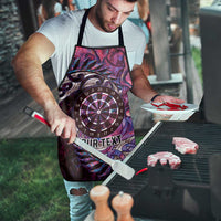 New Zealand Darts Personalised Apron Aotearoa Silver Fern Pink Papua Shell Spirit LT9 - Polynesian Pride