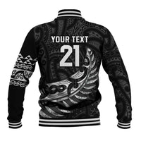 New Zealand Indigenous-Maori Rugby Custom Baseball Jacket