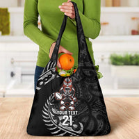 New Zealand Indigenous-Maori Rugby Custom Grocery Bag