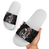 New Zealand Indigenous-Maori Rugby Custom Slide Sandals - Polynesian Pride