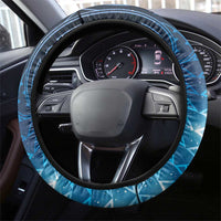 New Zealand Matariki Steering Wheel Cover Taniko Aramoana With Maori Galaxy Sky Night LT9 - Polynesian Pride