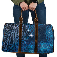 New Zealand Matariki Travel Bag Taniko Aramoana With Maori Galaxy Sky Night LT9 Galaxy - Polynesian Pride
