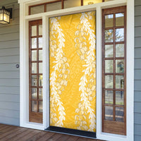 Puakenikeni and Maile Lei Door Cover Gold Double Strand Lei - Polynesian Pride