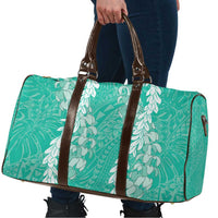 Puakenikeni and Maile Lei Travel Bag Sage Green Double Strand Lei - Polynesian Pride
