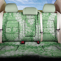 Green Puakenikeni and Maile Lei Back Car Seat Cover Hawaiian Style Tribal Tapa Double Strand Lei LT9 One Size Green - Polynesian Pride
