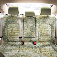 Vintage Puakenikeni and Maile Lei Back Car Seat Cover Hawaiian Style Tribal Tapa Double Strand Lei LT9 - Polynesian Pride