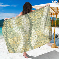 Vintage Puakenikeni and Maile Lei Sarong Hawaiian Style Tribal Tapa Double Strand Lei LT9 One Size 44 x 66 inches Vintage - Polynesian Pride