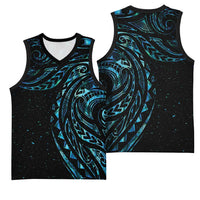 New Zealand Matariki Basketball Jersey Galaxy Maori Tribal Tattoo LT9 - Polynesian Pride