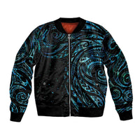 New Zealand Tribal Tattoo Bomber Jacket With Matariki Art