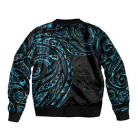 New Zealand Tribal Tattoo Bomber Jacket With Matariki Art