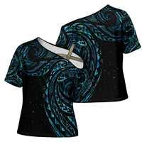 New Zealand Matariki Cross Shoulder Shirt Galaxy Maori Tribal Tattoo LT9 - Polynesian Pride