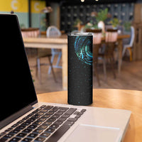 New Zealand Tribal Tattoo Skinny Tumbler With Matariki Art LT9 - Polynesian Pride