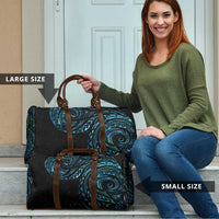 New Zealand Matariki Travel Bag Galaxy Maori Tribal Tattoo LT9 - Polynesian Pride