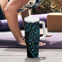 New Zealand Tribal Tattoo Tumbler With Handle With Matariki Art