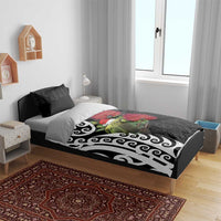 New Zealand Kakapo Christmas Bedding Set Meri Kirihimete Pohutukawa Flowers LT9 - Polynesian Pride