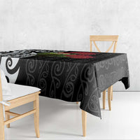 New Zealand Kakapo Christmas Tablecloth Meri Kirihimete Pohutukawa Flowers LT9 - Polynesian Pride
