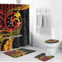 Papua New Guinea Tribal Tattoo Bathroom Set 50th Independence Anniversary - Polynesian Pride