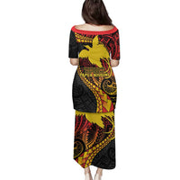 Papua New Guinea Tribal Tattoo Family Matching Puletasi and Hawaiian Shirt 50th Independence Anniversary LT9 - Polynesian Pride