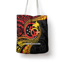 Papua New Guinea Tribal Tattoo Tote Bag 50th Independence Anniversary - Polynesian Pride